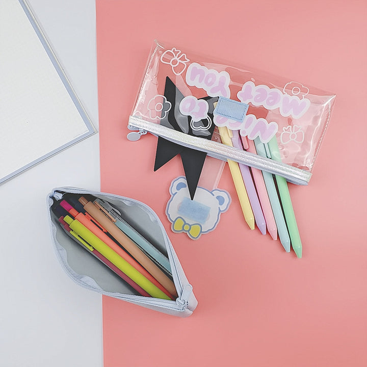 Stylish Transparent Pencil Case