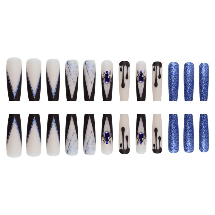 Creative Spider-Themed Press-On Nail Extensions Kalsten