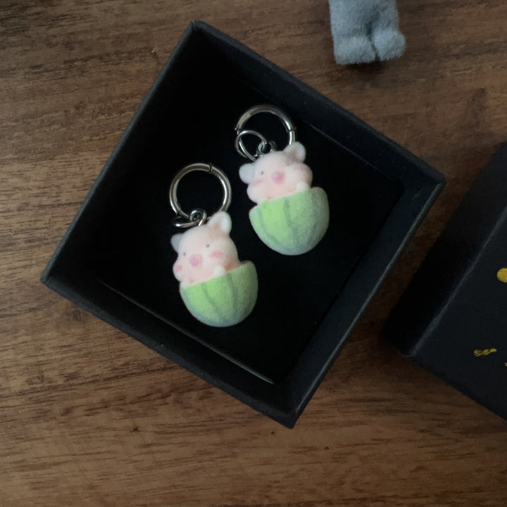 Cute Plush Frog Keychain Kalsten