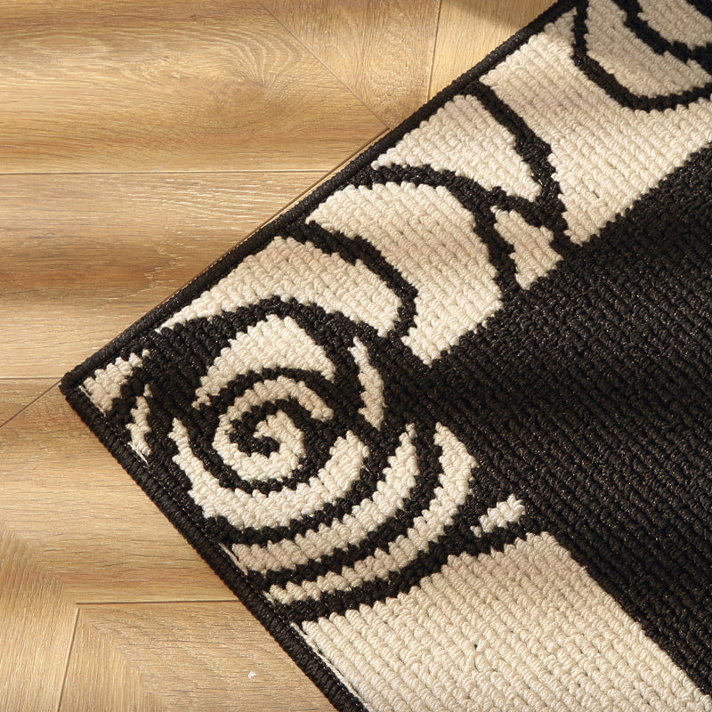 Floral Patterned Indoor Welcome Mat