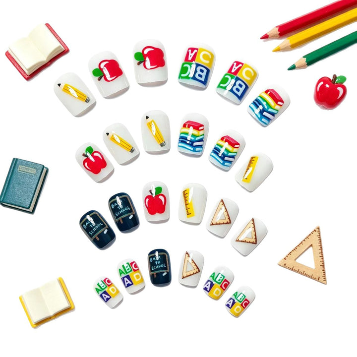 Educational Theme Nail Art Kalsten