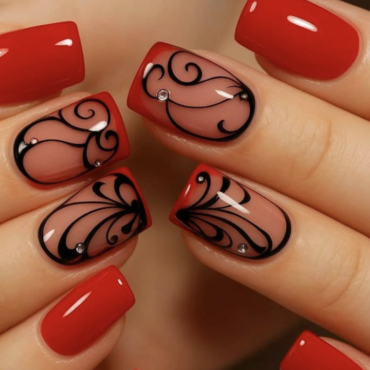 Artistic Elegant Nail Art Extensions Kalsten