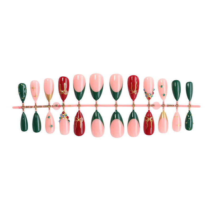 Creative nail art set with festive designs Kalsten