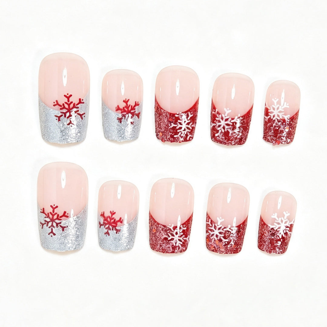 Seasonal Snowflake Nail Art Wraps Kalsten