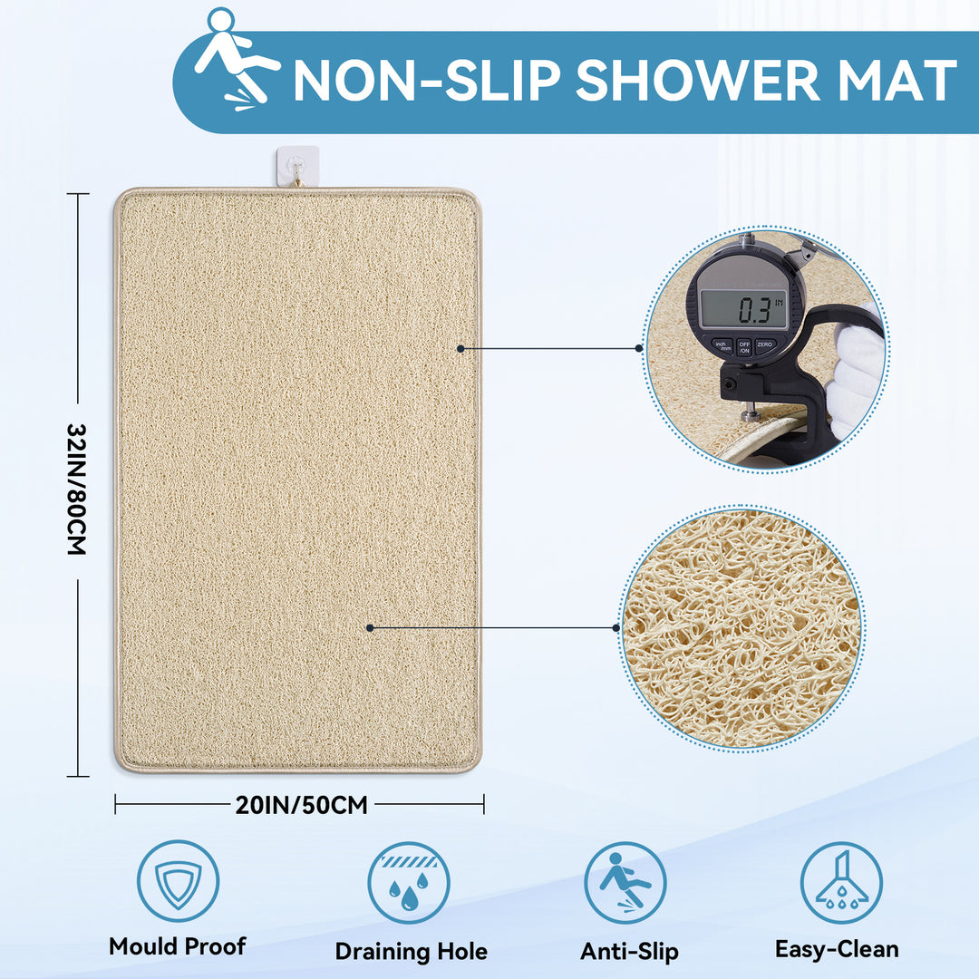 Absorbent Shower Comfort Mat Kalsten