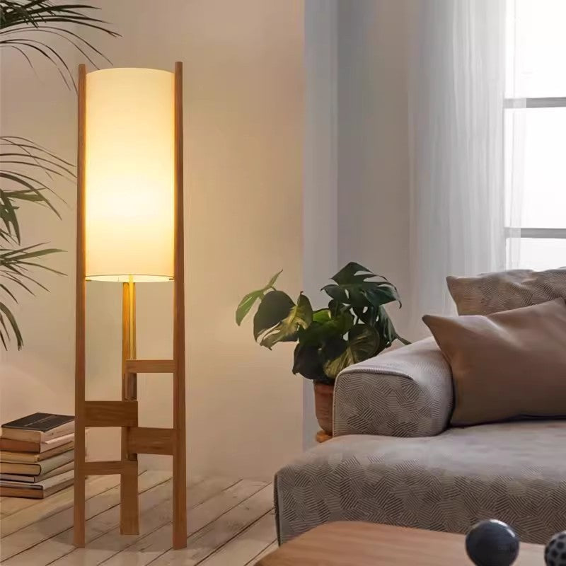 Minimalist Wooden Floor Lamp