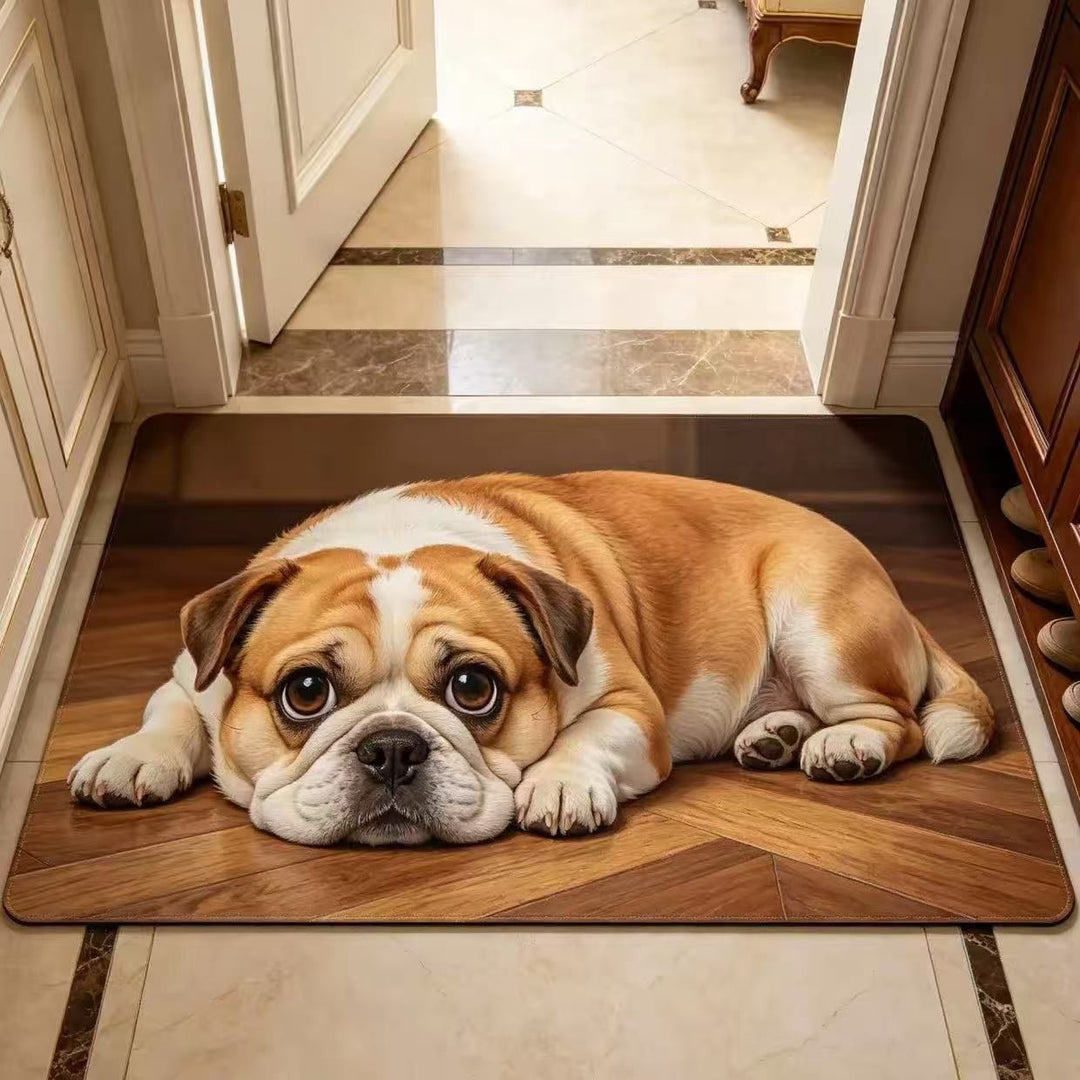 Dog Theme Decorative Mat