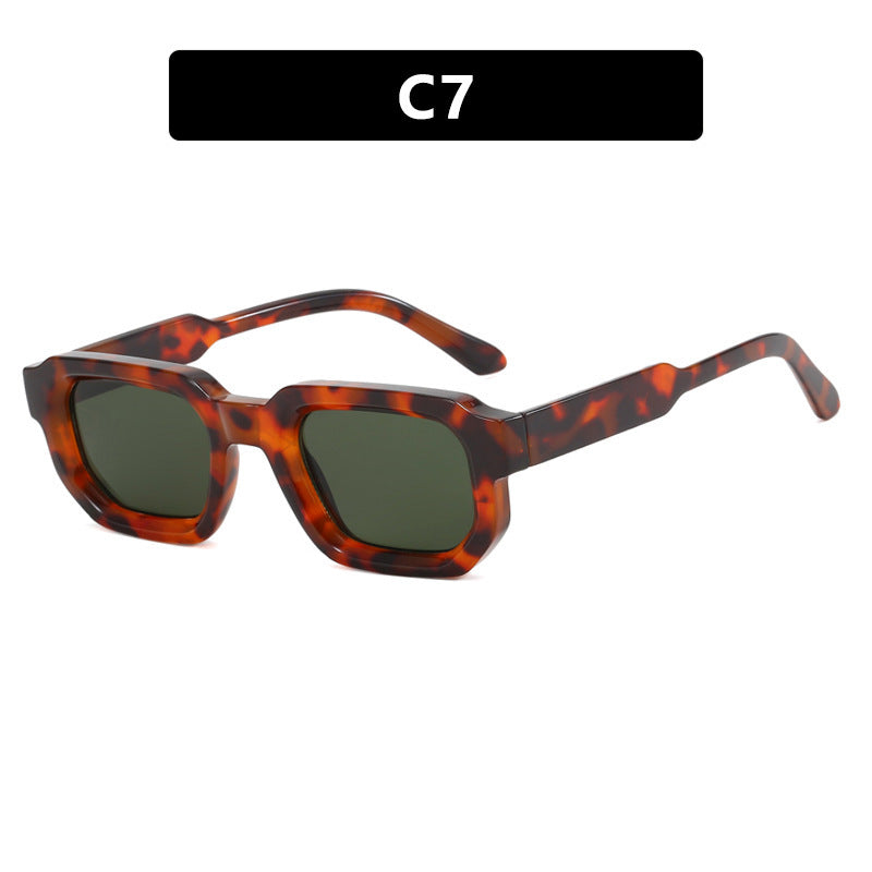 Women geometric sunglasses with fashionable high-gloss frame Kalsten