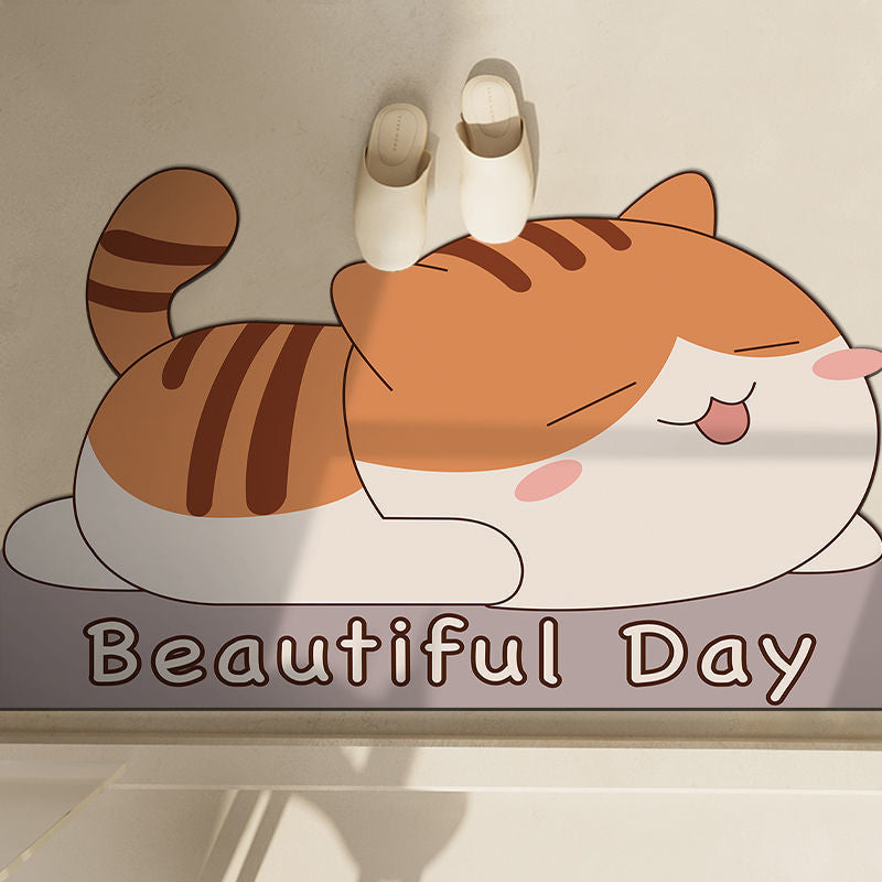 Cute Penguin-Themed Bath Mat Kalsten