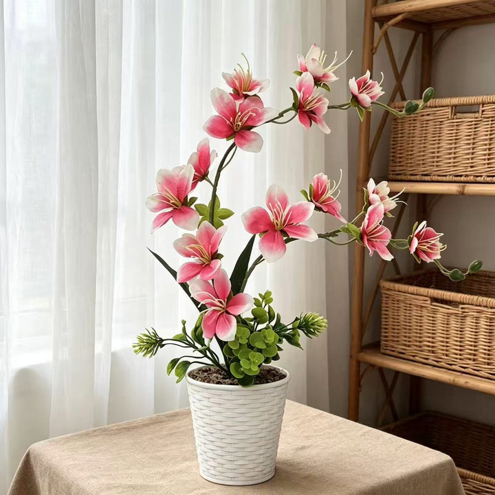 Elegant Artificial Floral Arrangement for Indoor Display