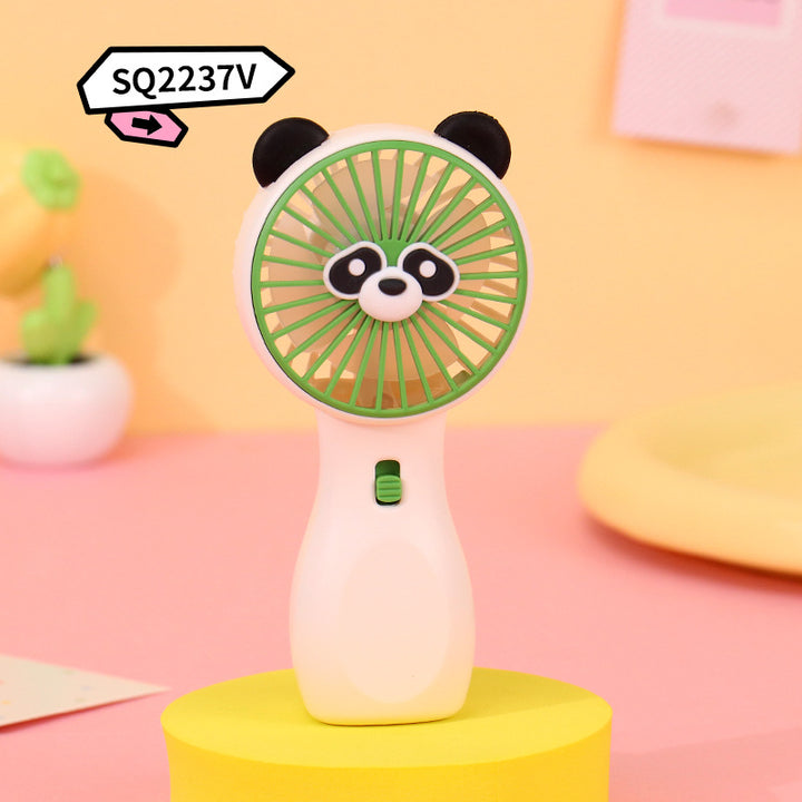 Women's portable hand fan in playful frog design Kalsten