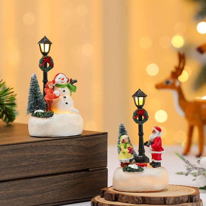 LED Light-Up Snowman Figurine Kalsten