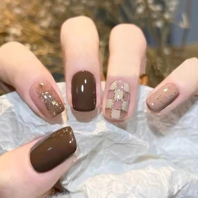 Trendy Textured Press-On Nails
