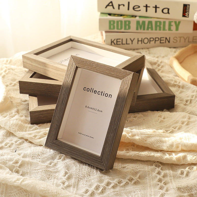Elegant Wooden Photo Frame for Tabletop Display