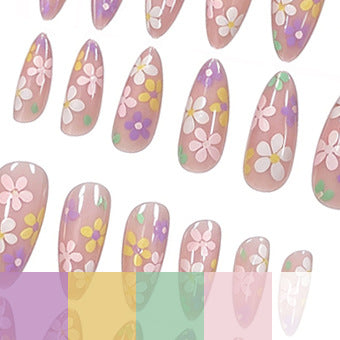 Floral Art Acrylic Nail Enhancements Kalsten 1789915225