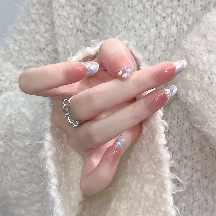 Whimsical Character-Designed Press-On Nail Art Kalsten