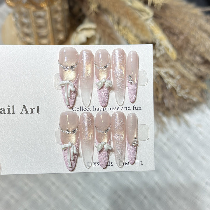Elegant Stiletto Nail Art Extensions Kalsten
