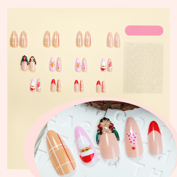 Festive Themed Press-On Nail Art Collection Kalsten