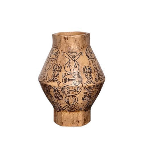 Decorative Engraved Ceramic Vase
