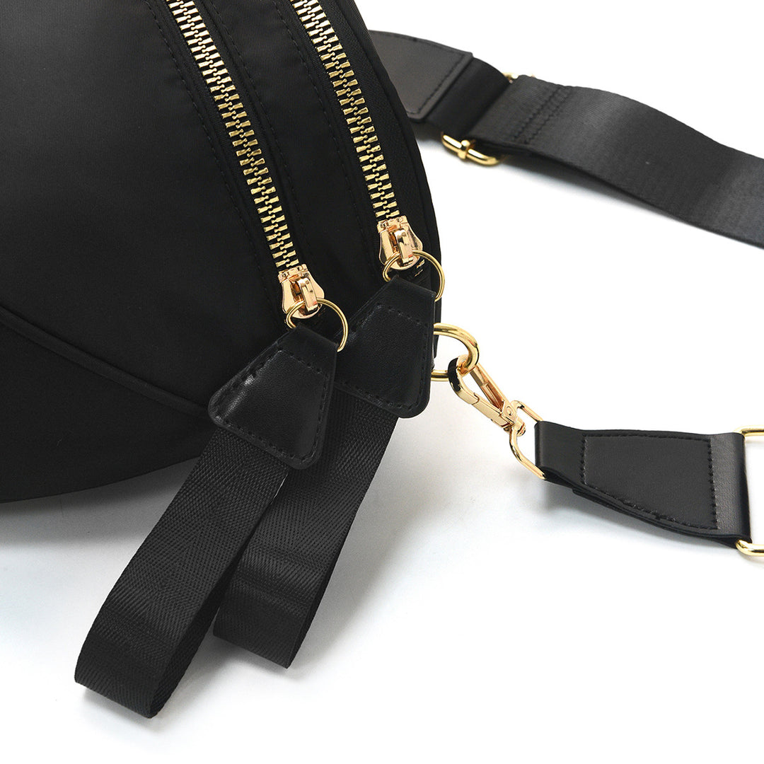 Shoulder bag with stylish check pattern and spacious compartment system Kalsten