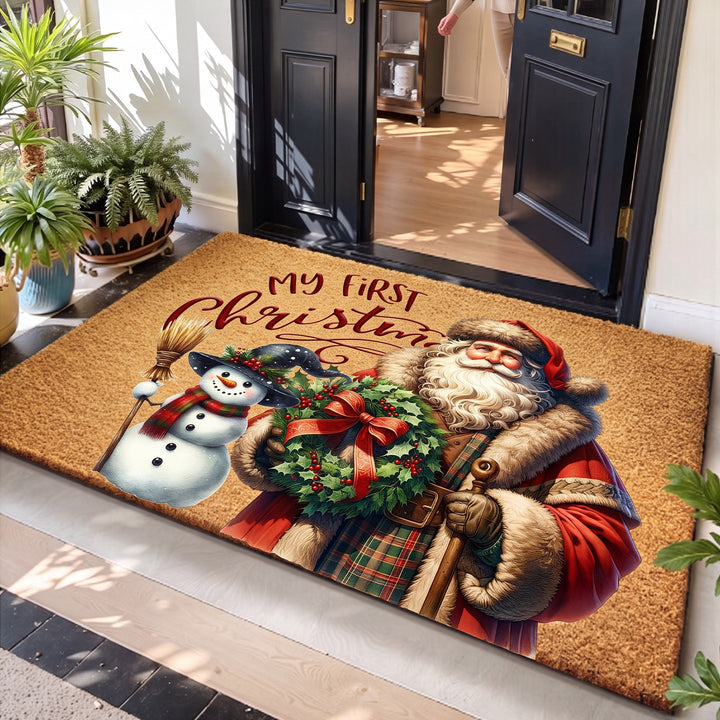 Christmas-Themed Welcome Mat Kalsten