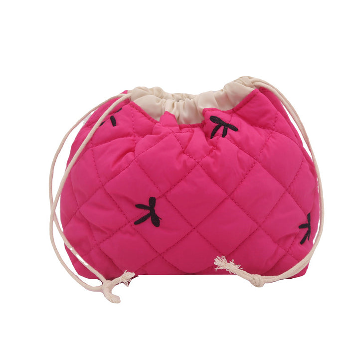 Quilted Drawstring Pouch Kalsten