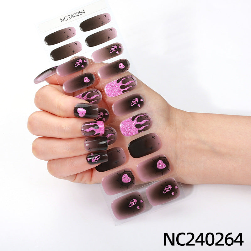 Gothic-Inspired Press-On Nail Wraps