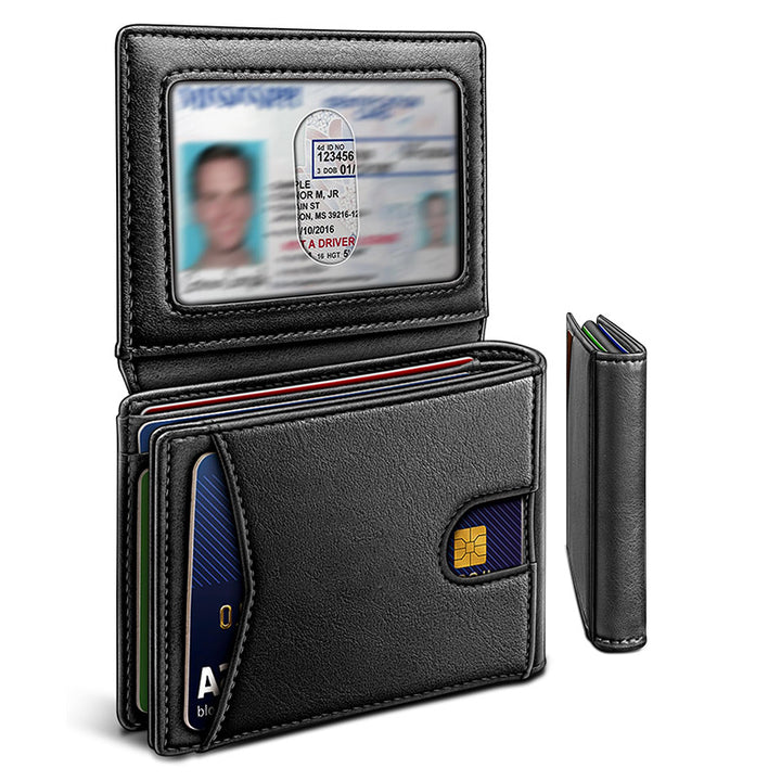 RFID-Blocking Leather Cardholder Wallet Kalsten