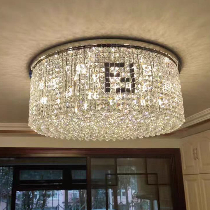 Crystal Cascading Ceiling Light
