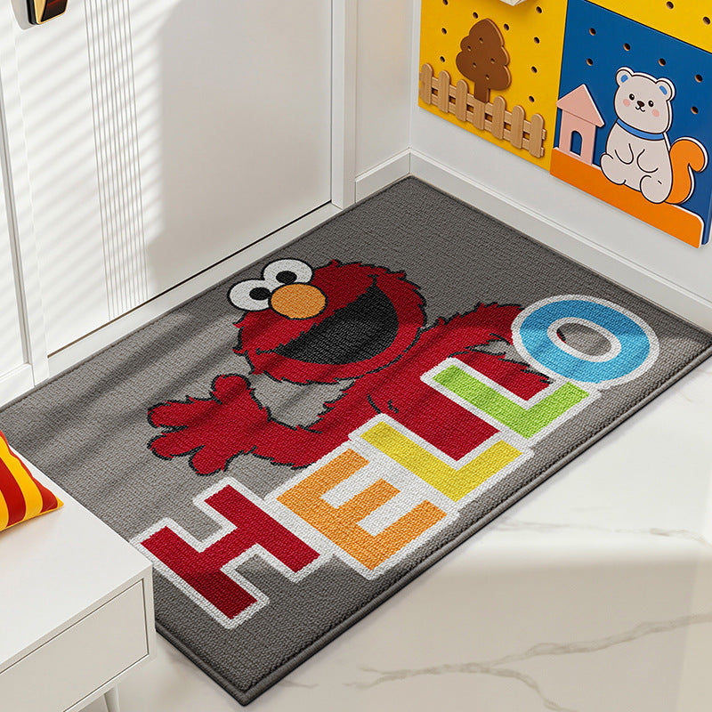 Playful Cartoon Character Area Rug Kalsten