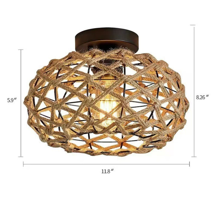 Modern Bohemian Drum Ceiling Light