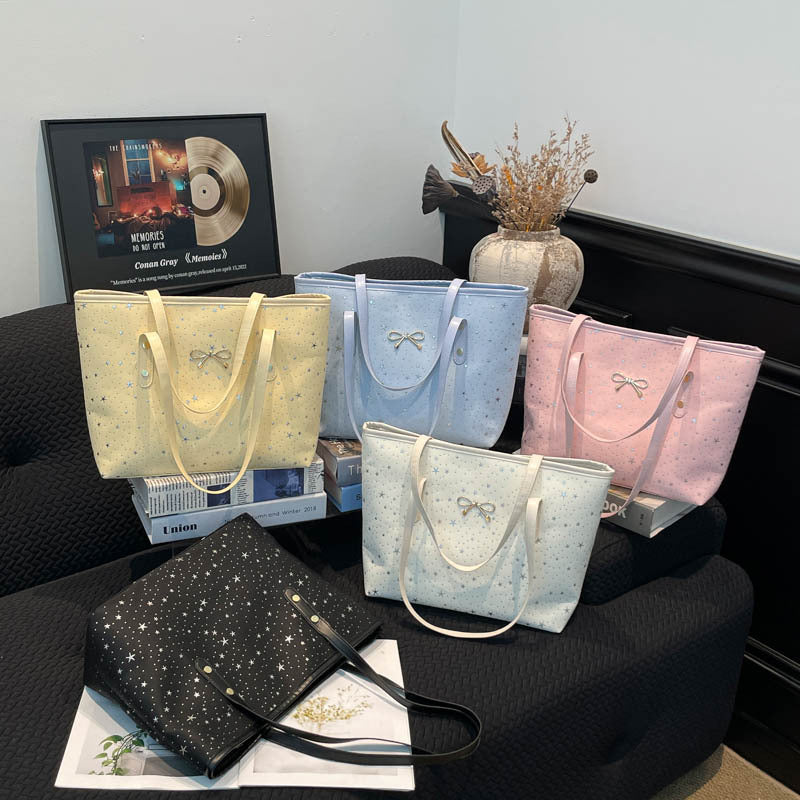 WoStylish Star-Embellished Tote Bag Kalsten