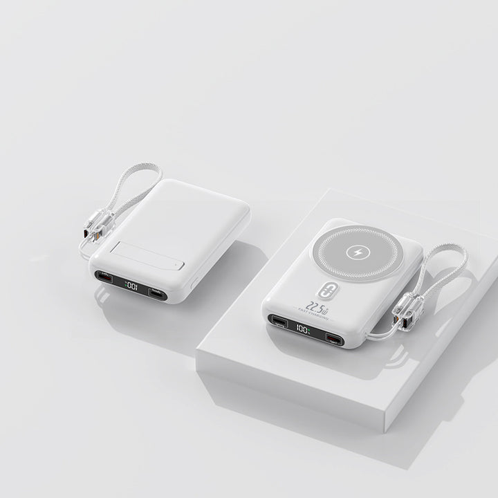 Portable power bank with inductive charging function and LED display Kalsten