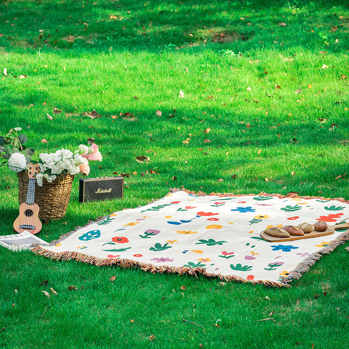 Artistic Woven Throw Blanket