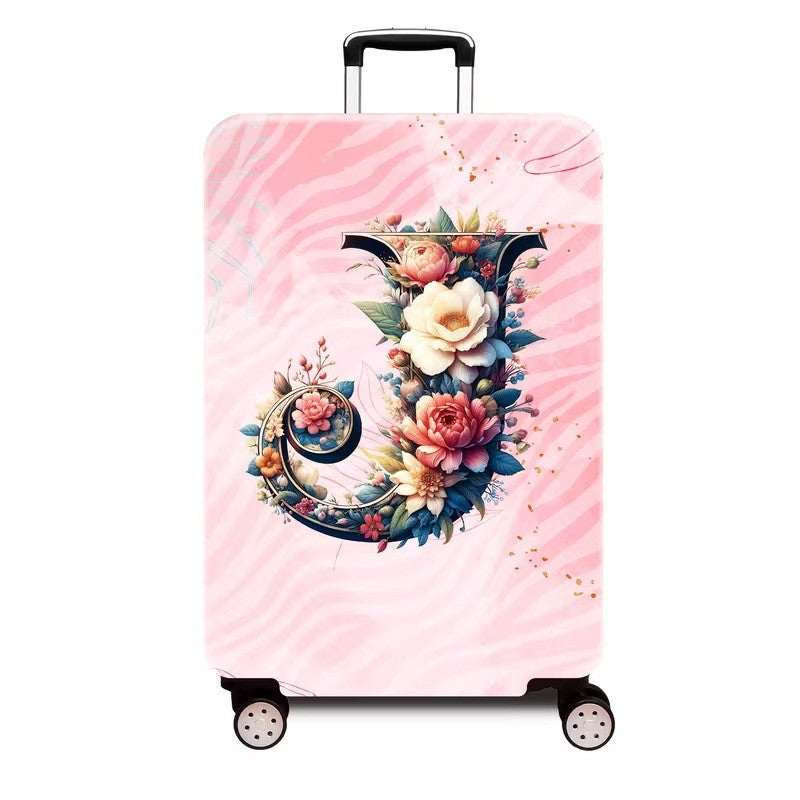 Ladies hard shell suitcase with luxurious floral design Kalsten