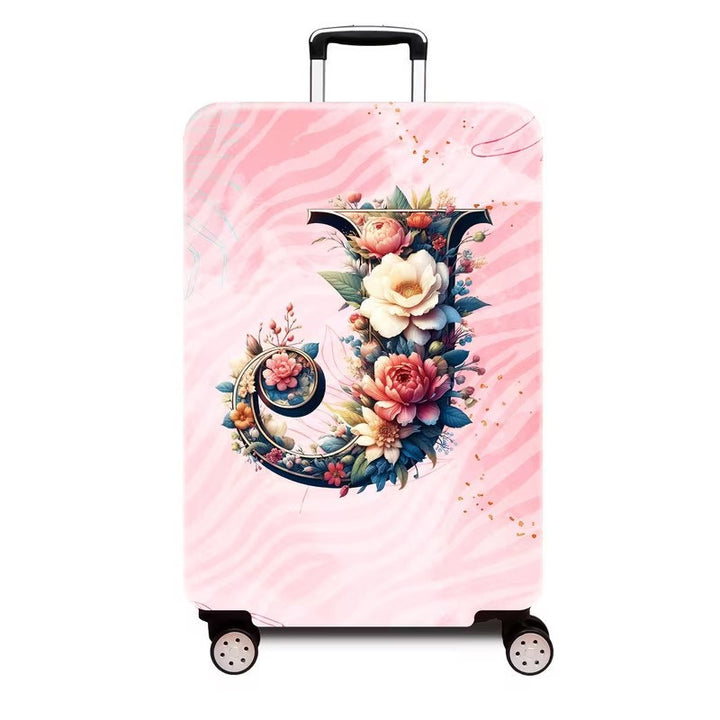 Ladies hard shell suitcase with luxurious floral design Kalsten