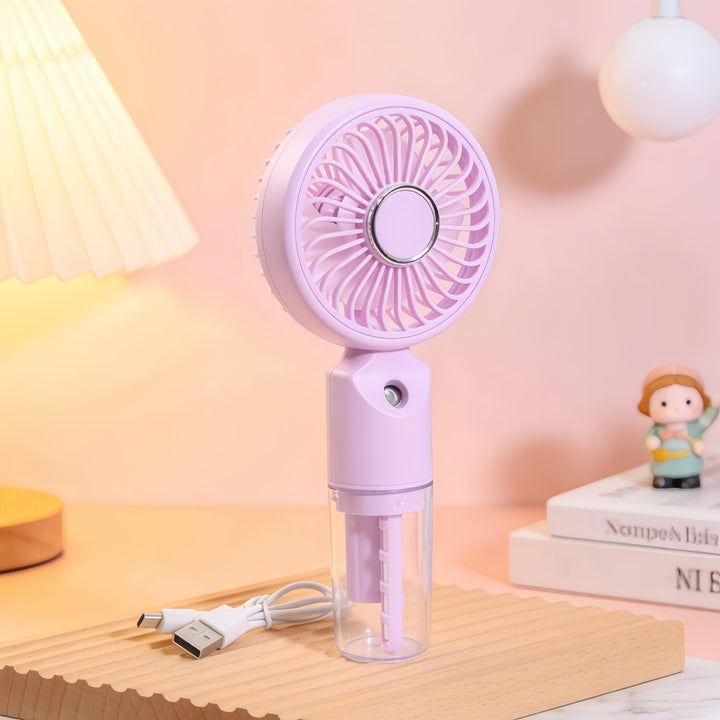 Women's portable USB fan with spray function Kalsten