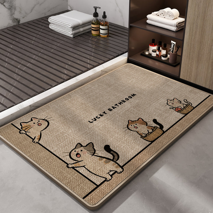 Stylish Non-Slip Bathroom Rug Kalsten