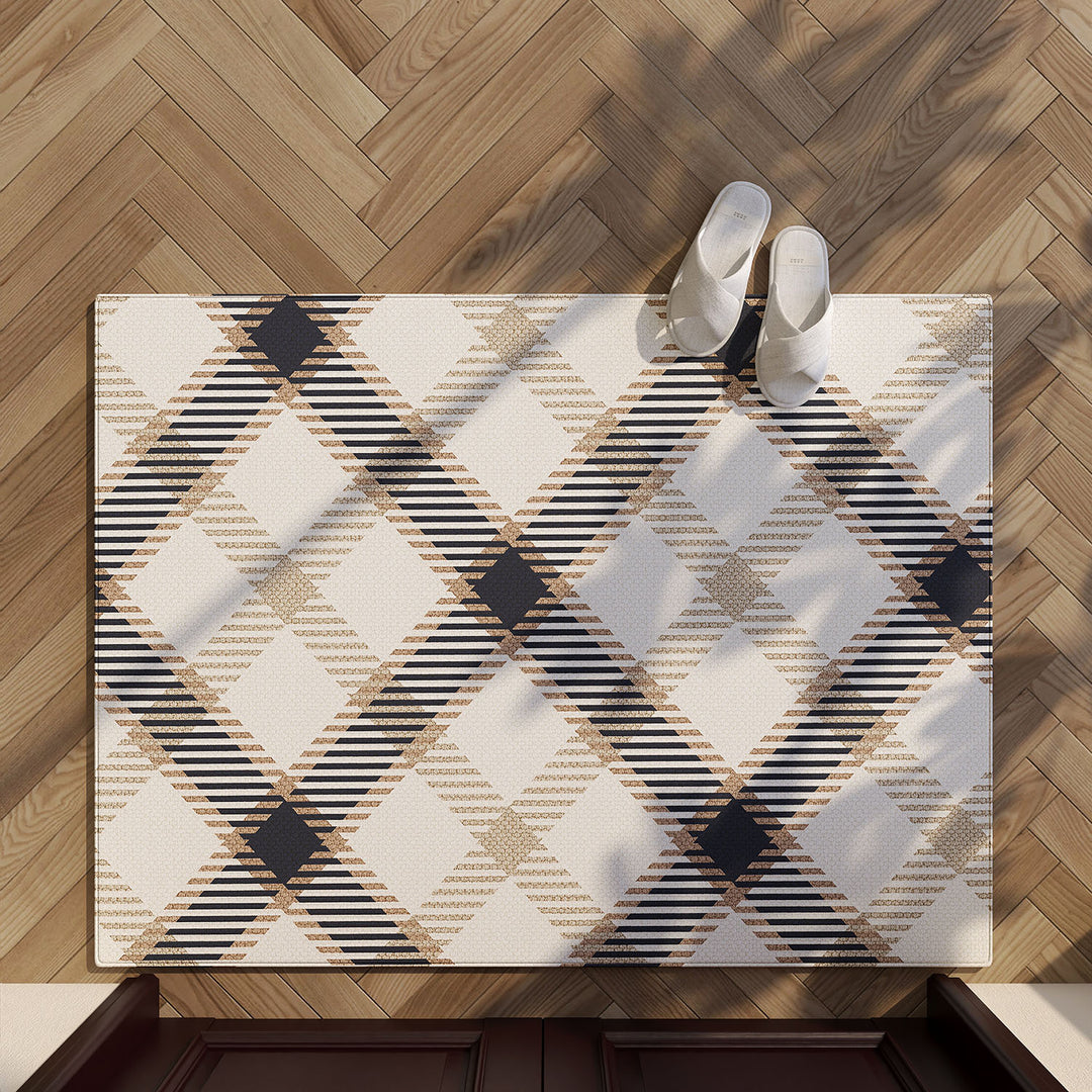 Abstract Patterned Area Rug