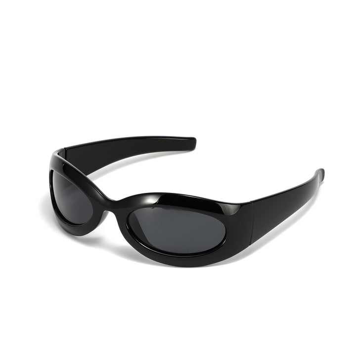 Women's fashionable retro sunglasses in trendy oval design Kalsten