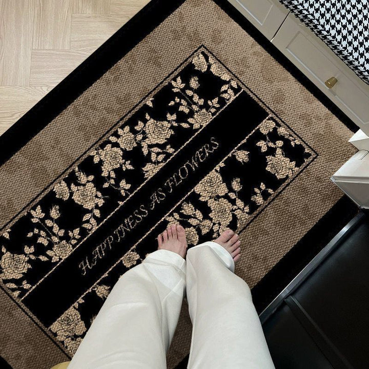 Decorative Floral Kitchen Mat