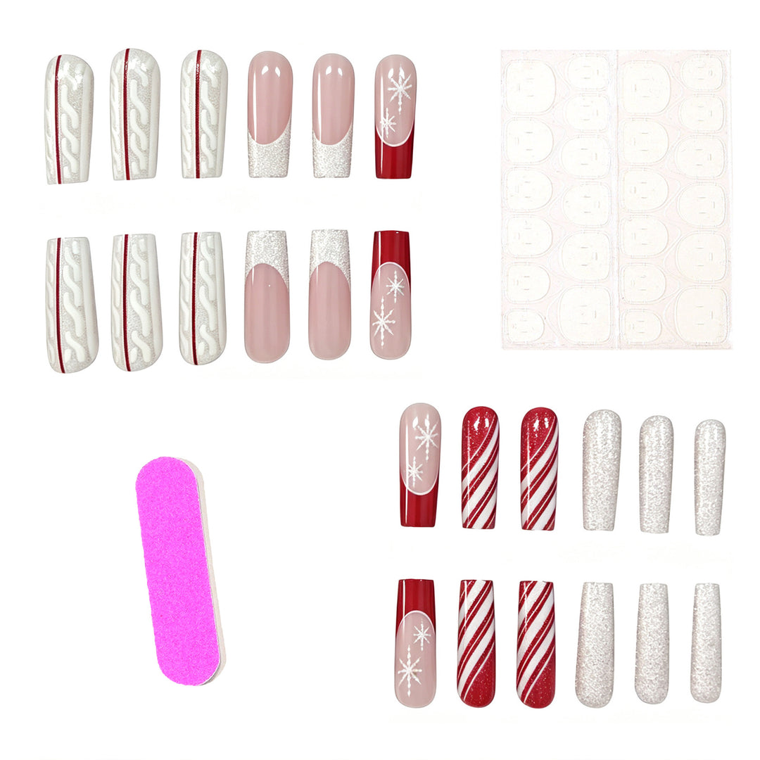 Holiday Themed 3D Nail Art Kalsten
