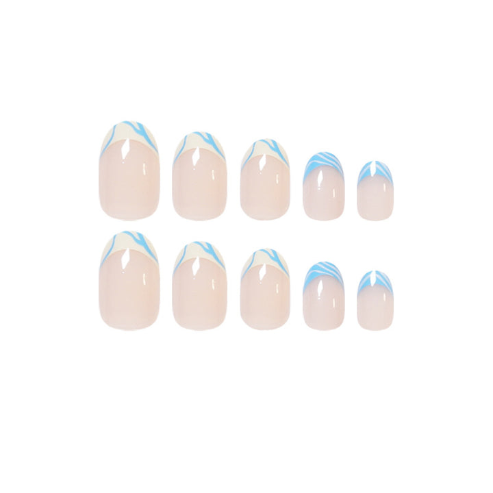 Creative Nail Art with Gradient and Geometric Accents Kalsten