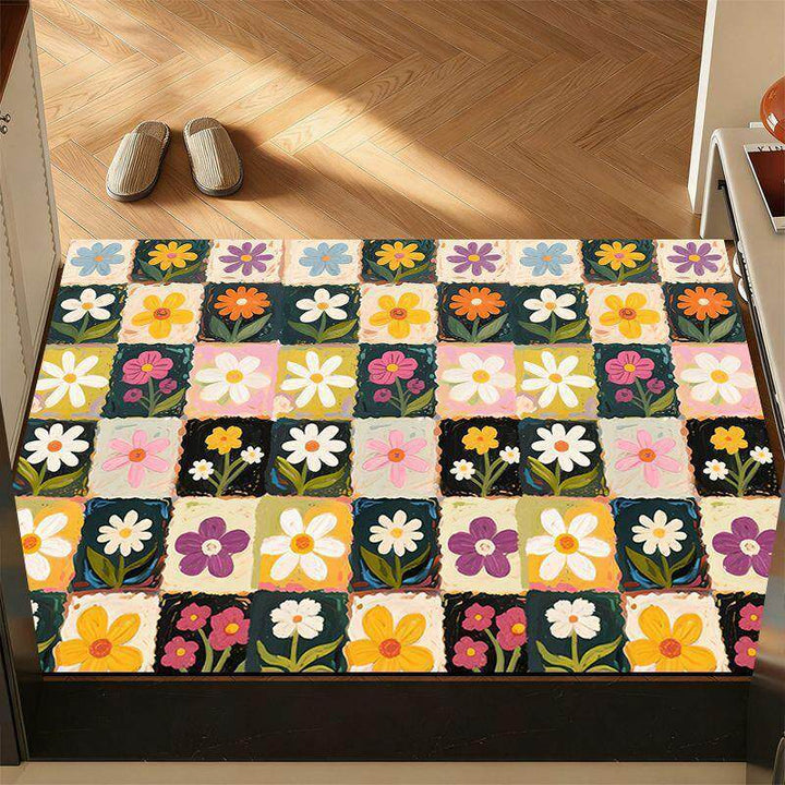 Playful Cartoon-Themed Welcome Mat