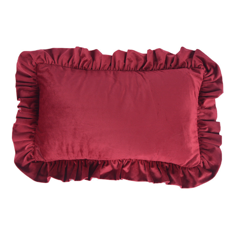 Luxury Ruffle Decorative Pillow