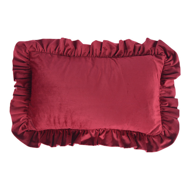 Luxury Ruffle Decorative Pillow