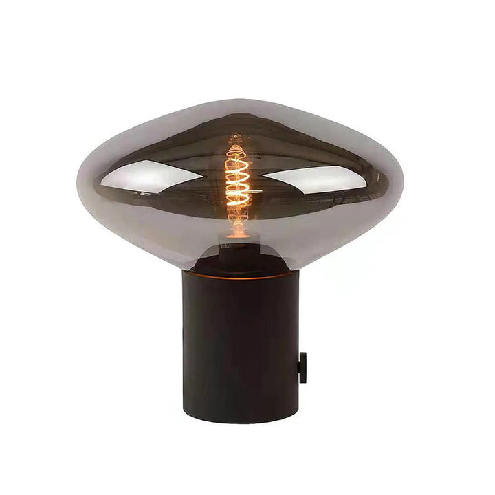Artistic Table Lamp with Unique Glass Shade