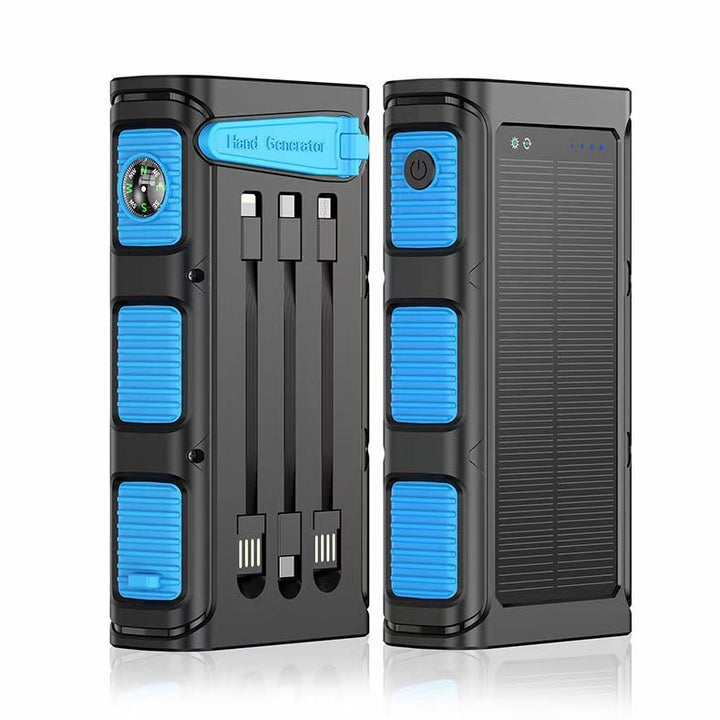 Multifunctional solar power bank with integrated compass and fast charging function Kalsten