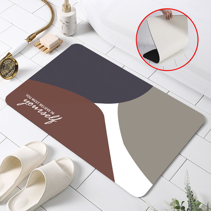 Absorbent Non-Slip Bathroom Mat