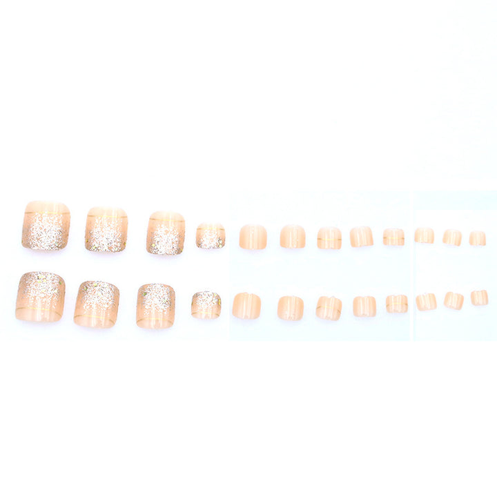 Decorative Glitter Pedicure Nail Art Kalsten